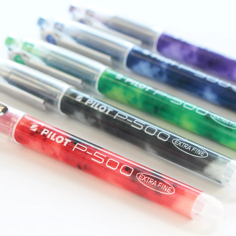 5pcs/lot Pilot P-500 0.5mm gel pens writing supplies Made in Japan