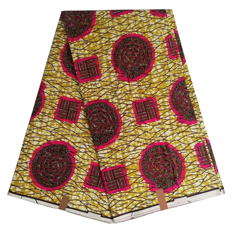 Miss L стиль настоящий воск 6 ярдов/шт Африканский принт ткань HL19S111653