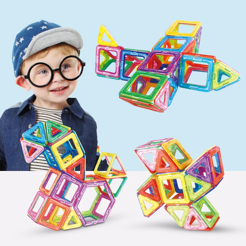 Big Magnetic Blocks DIY Building Bricks Designer Accessory Constructor Magnet Model Educational Game Toys For Children Kids Gift magnetic building blocks,magnetic assembly toy