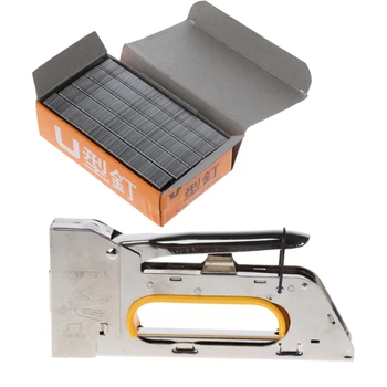 

1008F Manual Nail Stapler U Nail Staple for Wood Furniture Household Use