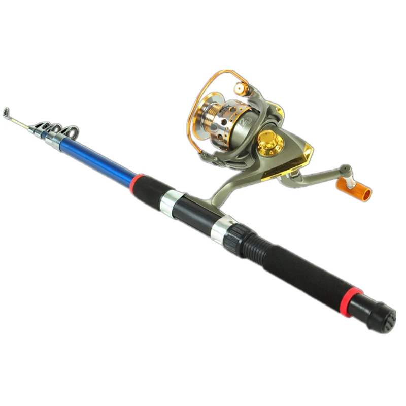 OUTAD 2.4M/2.7M/3M Fiberglass Telescopic Fishing Rod Combo Set Folding Fishing Pole With 200 Fishing Reel Fishing Tools Kits OUTAD 2.4M/2.7M/3M Fiberglass Telescopic Fishing Rod Combo Set Folding Fishing Pole With 200 Fishing Reel Fishing Tools Kits