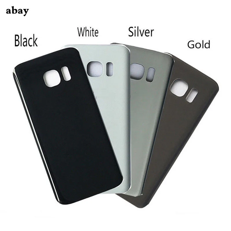 Задняя стеклянная крышка аккумулятора для SAMSUNG Galaxy S7 G930F Корпус задней двери с/без