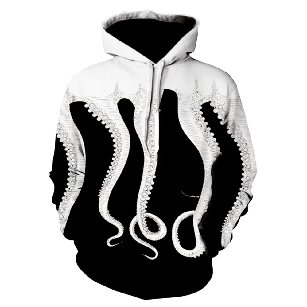 

Octopus Feet 3d Print Hoodies Fashion Men Harajuku Funny Sweatshirts Streetwear Hip Hop Quality Plus Size Jacket hoody long sleeves Autumn Winter Clothes