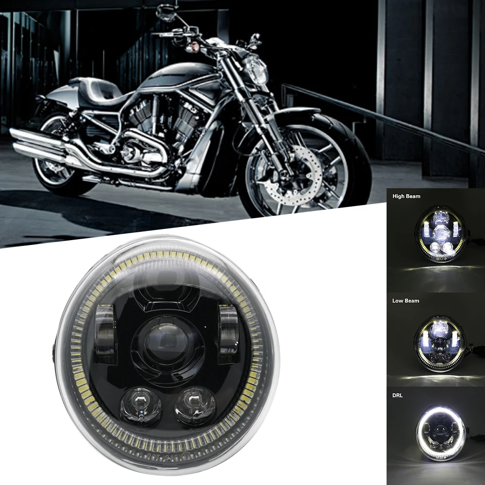 Motorbike H4 High Low Beam Headlamp Headlights For V Rod VROD VRSCA VRSC Headlight VRSC/V-ROD LED MOTORCYCLE HEADLIGHT |