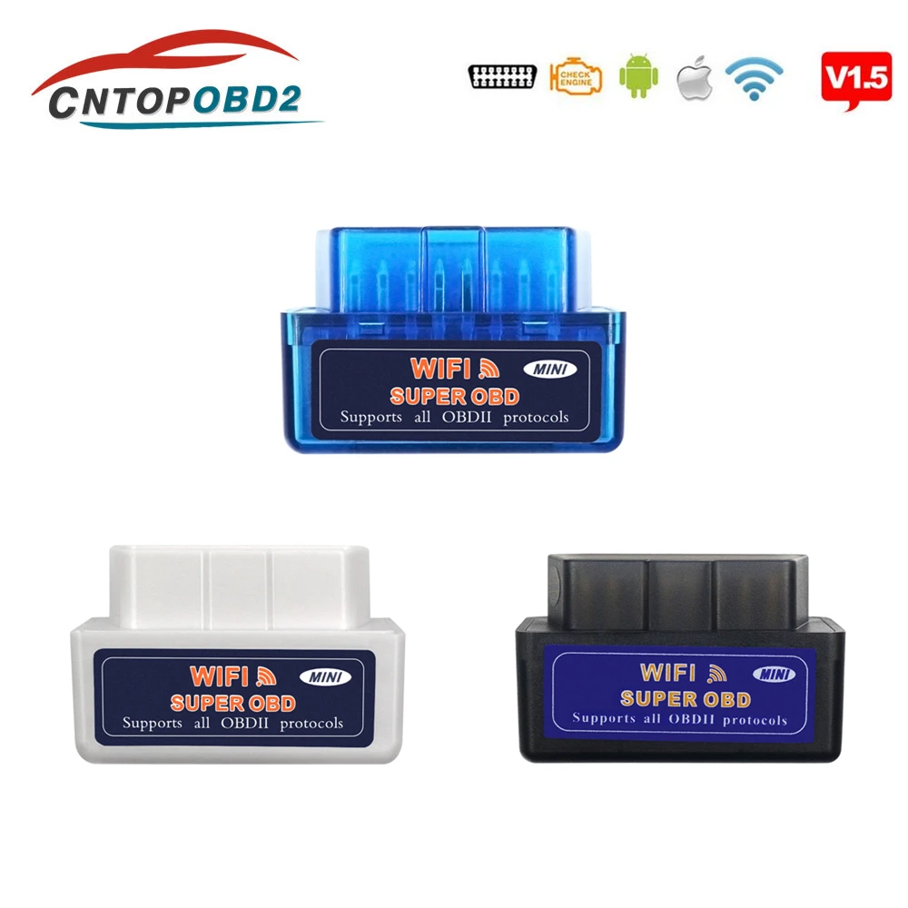 

OBD2 Scanner Wifi ELM327 V1.5 PIC18F25K80 Chip ELM 327 Wifi OBD II Auto Diagnostic Tool For Android/IOS Code Reader