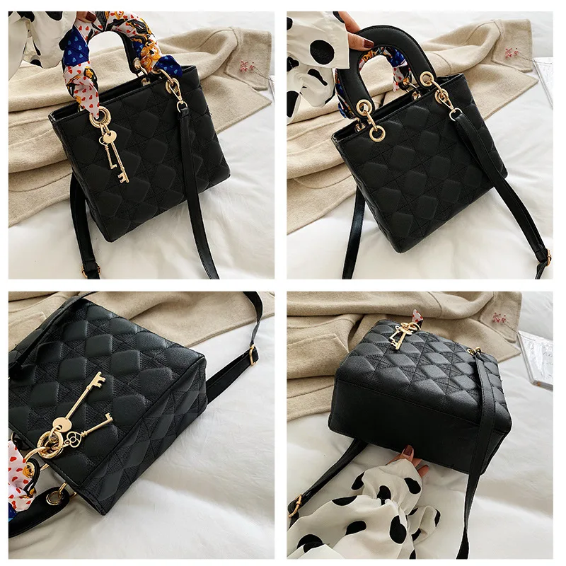 

2019 Autumn New Style Cloud Car Suture Stereo Generous Bag Key Silk Scarves Shoulder WOMEN'S Bag