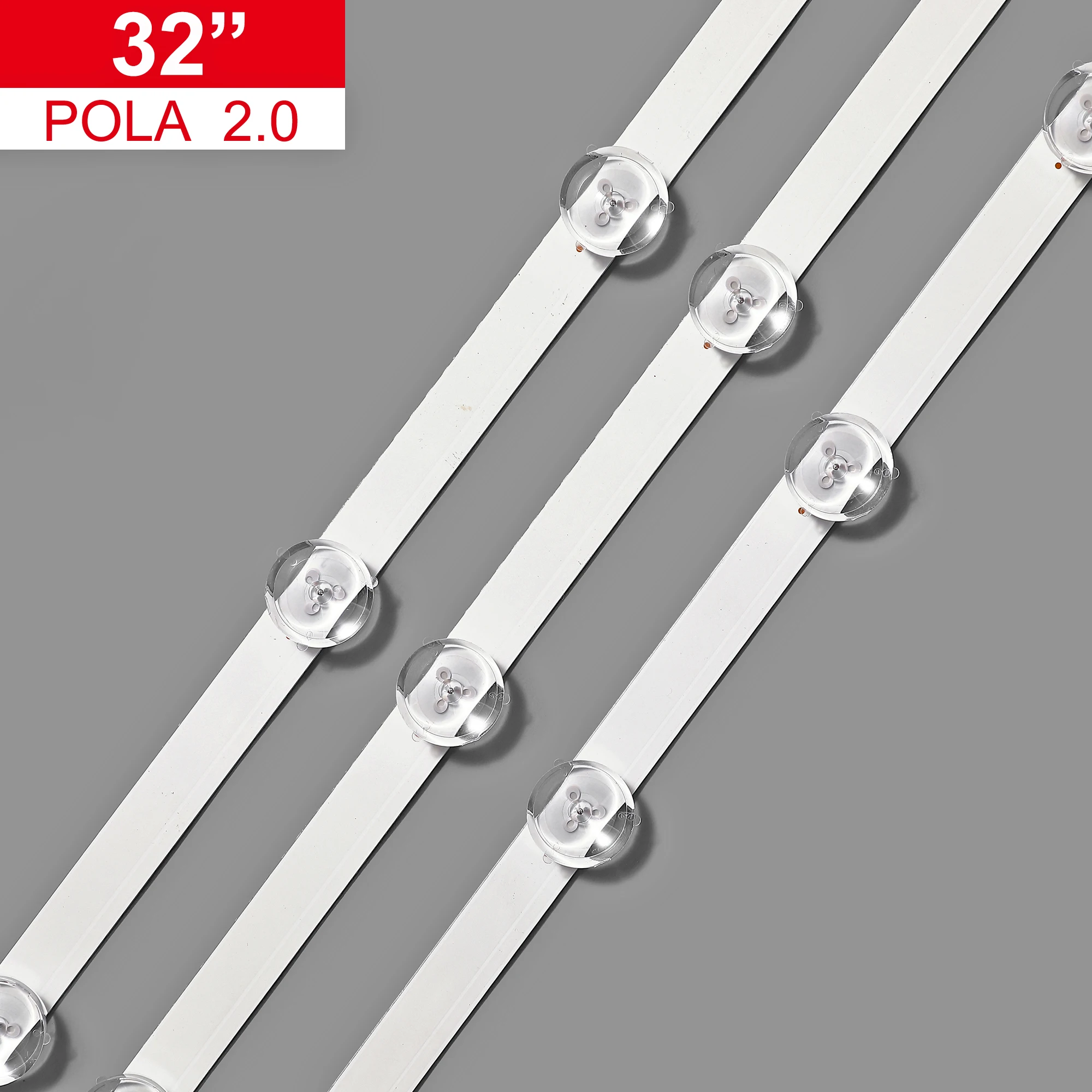 ( ŰƮ) 3 PCS 6/7LED 590mm LED Ʈ Ʈ ü, LIG 32LN5100 32LN545B Innotek POLA2.0 32 ġ A B  HC320DXN