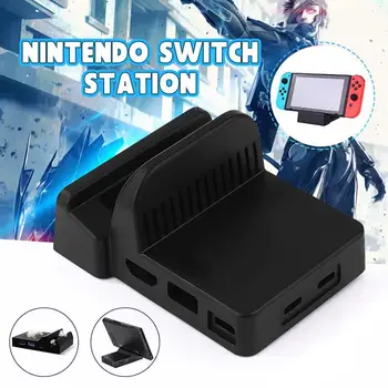 

Portable Charging Stand Mini Switch Docking Station TV Converter Charging Dock Bracket Play Stand Holder For Nintendo Switch