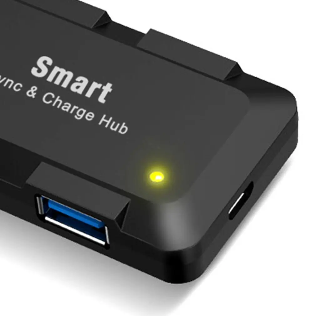 Высокоскоростной 4 порта USB3.0 концентратор USB порт USB Micro порт концентратор зарядка