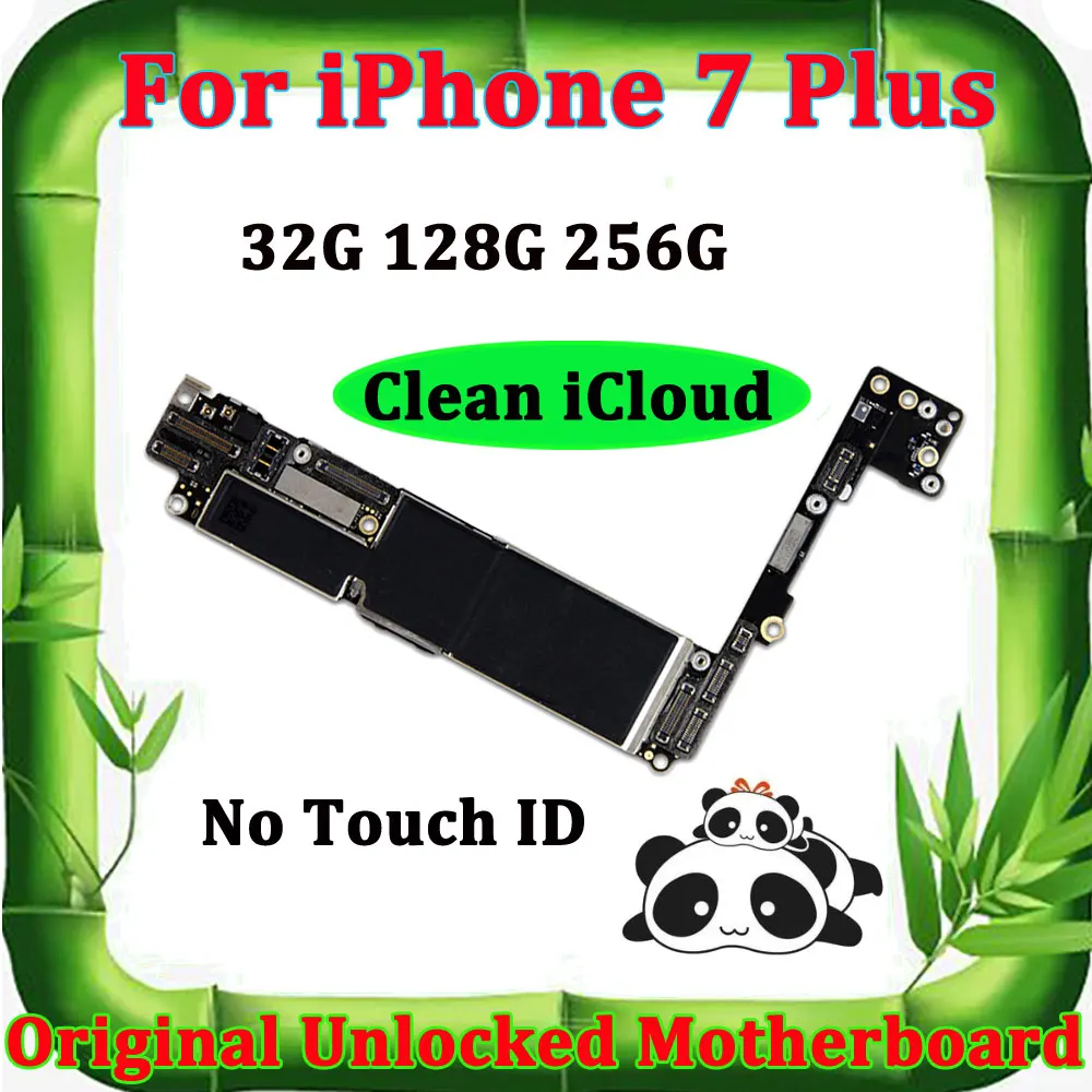 Оригинальная материнская плата для iPhone 7 Plus 5,5 ''разблокированная 7 P материнская плата с чипами IOS разблокировка 7plus материнская плата без iCloud