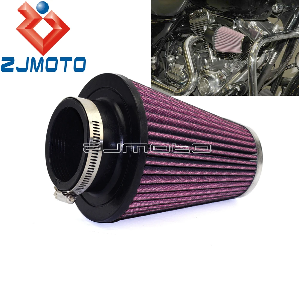 Motorcycle Oval Straight Air Filter For Harley Softail Fatboy Breakout Slim Road King 20082016