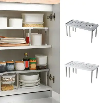 

Multifunctional Kitchen Storage Rack Detachable Dishes Bathroom Shelf Accessories Retractable Layered Capacity Seasoning