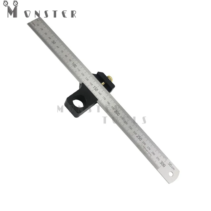 Angle Scriber Steel Ruler Positioning Block Woodworking Line Scriber Gauge New Angle Scriber Steel Ruler Positioning Block Woodworking Line Scriber Gauge New