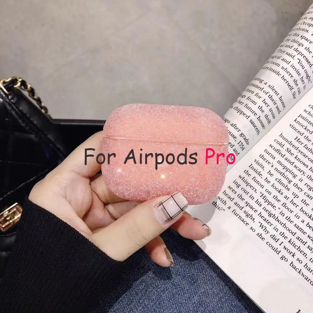 Orange ForAirpodsPro Чехол s для Airpods Pro, чехол, шикарный Кристалл, роскошная Девичья сумка, беспроводной Bluetooth чехол для наушников, для Airpods 2, 1, Heatset, зарядная коробка - Цвет: Orange ForAirpodsPro