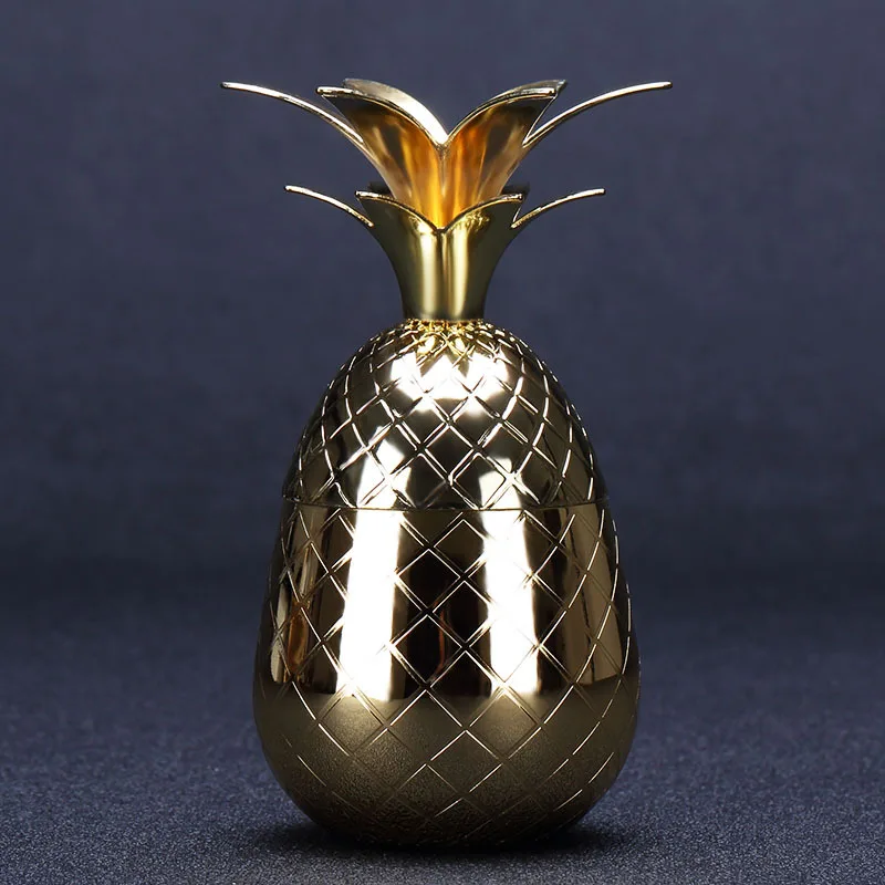 Металлический Ананасовый мини набор для вина 80 100 мл чашка из нержавеющей стали