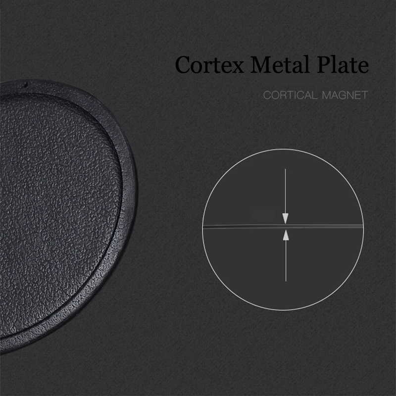 SHELLNAIL PU Leather Metal Plate For Magnetic Car Phone Holder Magnet Phone Stand GPS Holder Accessory 3M Adhesive PU Iron Sheet