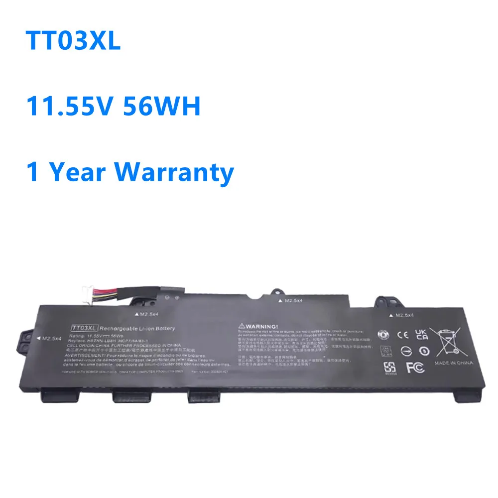 TT03XL Laptop Battery For HP EliteBook 755 850 G5 ZBook 15U HSTNN-LB8H DB8K HSN-I17C-5 I13C-5 932824-421 2C1 933322-855 56WH | Компьютеры