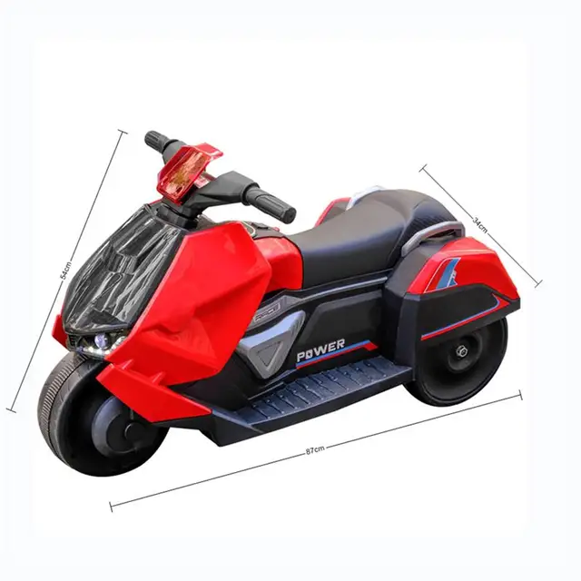 Children'S Electric Motorcycle Baby Electric Tricycle 1-6 Years Old Children'S Toy Car With Music And Lights Kids'S Ride-On Toys 6