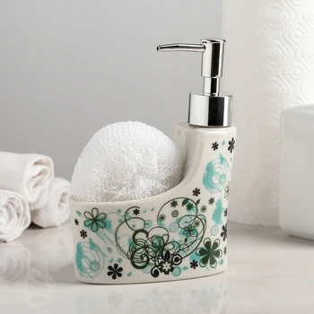 

Detergent dispenser 250 ml with sponge holder "Secret"