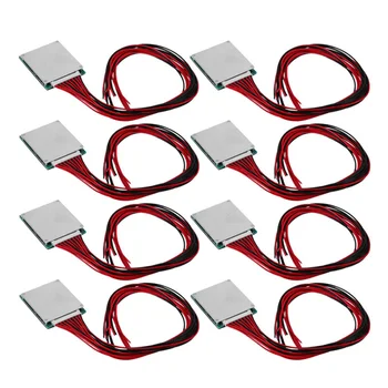 

8Pcs 16S 60V 20A Li-Ion Lithium 18650 Battery BMS PCB Protection Board with Balance for E-Bike EScooter