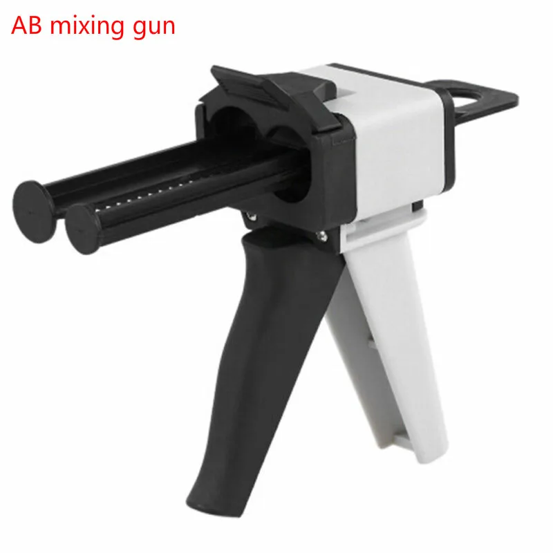 

Glue gun 50ml two-component AB epoxy sealant glue applicator glue adhesive mixing hand tool caulking spray gun