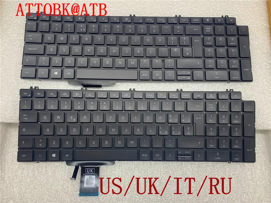 

RU/US/Spanish/Latin/Italy/UK/Frech/Brazil/Czech laptop keyboard for DELL Precision 7750 7550 7560 7760 0713DM Backlit keyboard