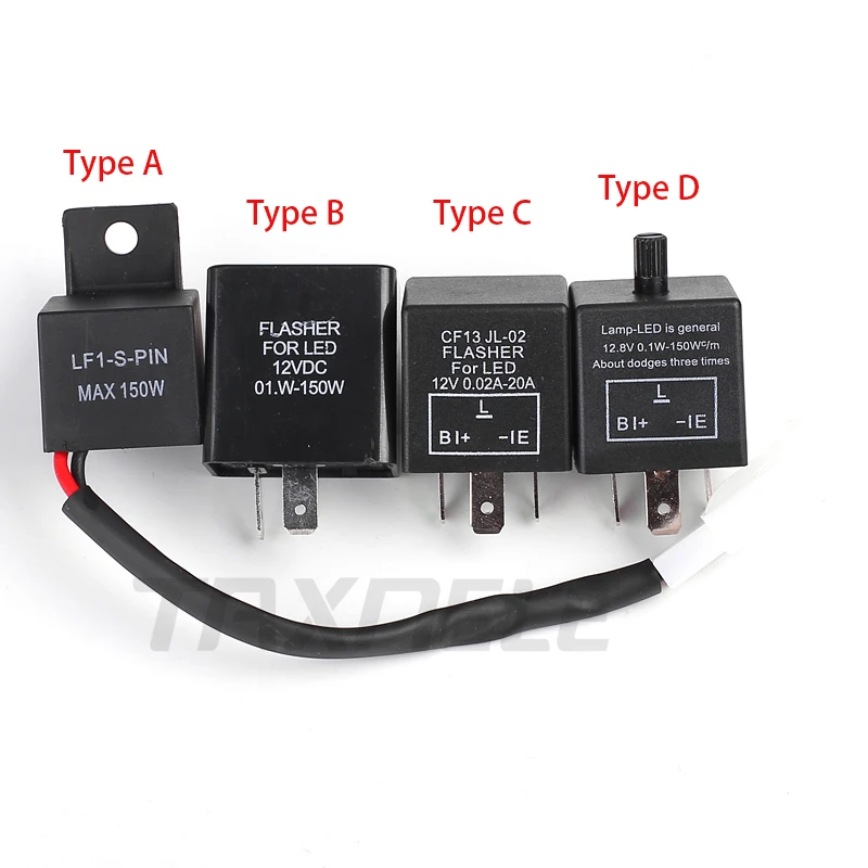 Relé de intermitente LED 2 pines, 3 pines, para luz de señal de hiperflash o luces normales|Relés| - AliExpress