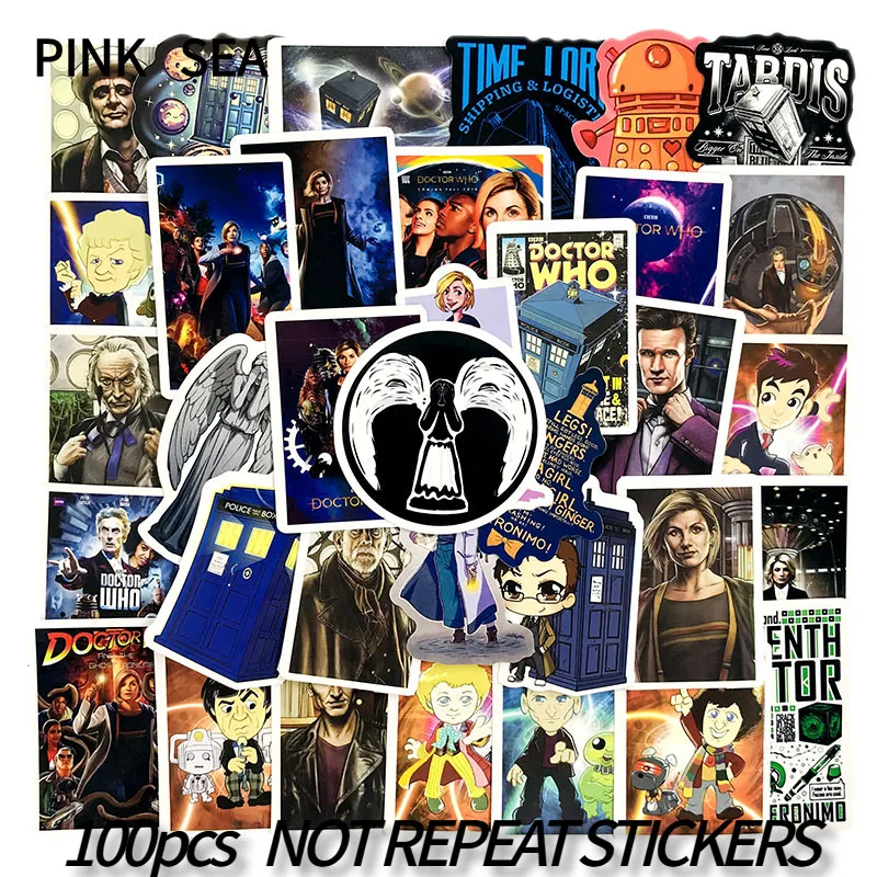 10/30/50/100Pcs/set British Science Fiction TV Series Doctor Who Stickers For Laptop Luggage Motorcycle Phone Skateboard DIY