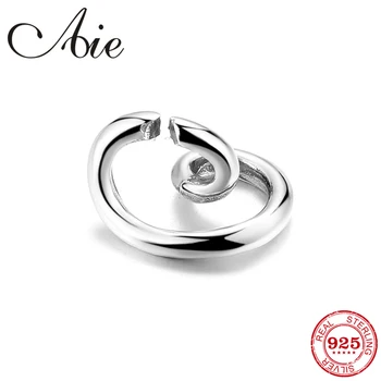 

925 Sterling Silver Creative personality Charm Beads Fit Hard Rubber X Bracelets jewelry DIY Couple models&friendship Bracelet