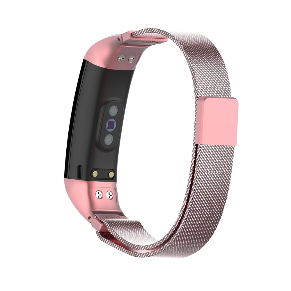 Миланская петля ремешок для huawei Honor Band 4 Band 5 браслет из нержавеющей стали спортивный фитнес ремешок для Honor Band 5 Band 4