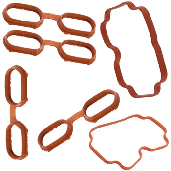 

11611433328 Engine Intake Engine Manifold Cover Gasket Gaskets for BMW 740I 740IL 540I X5 Z8 SET 6