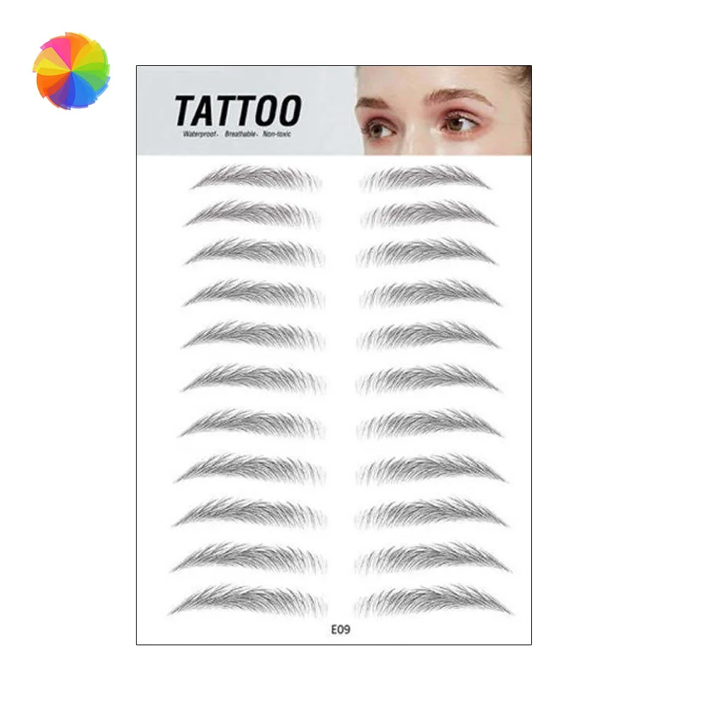 

3D Waterproof Semi-permanent Eyebrow Sticker Water Transfer Eyebrow Stickers