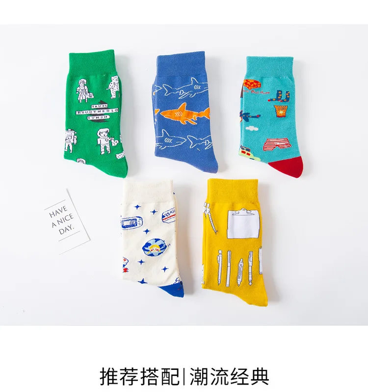 SP& CITY Ins/стильные женские носки с героями мультфильмов в стиле Харадзюку хлопковые носки до щиколотки для девочек модные оригинальные носки в школьном стиле