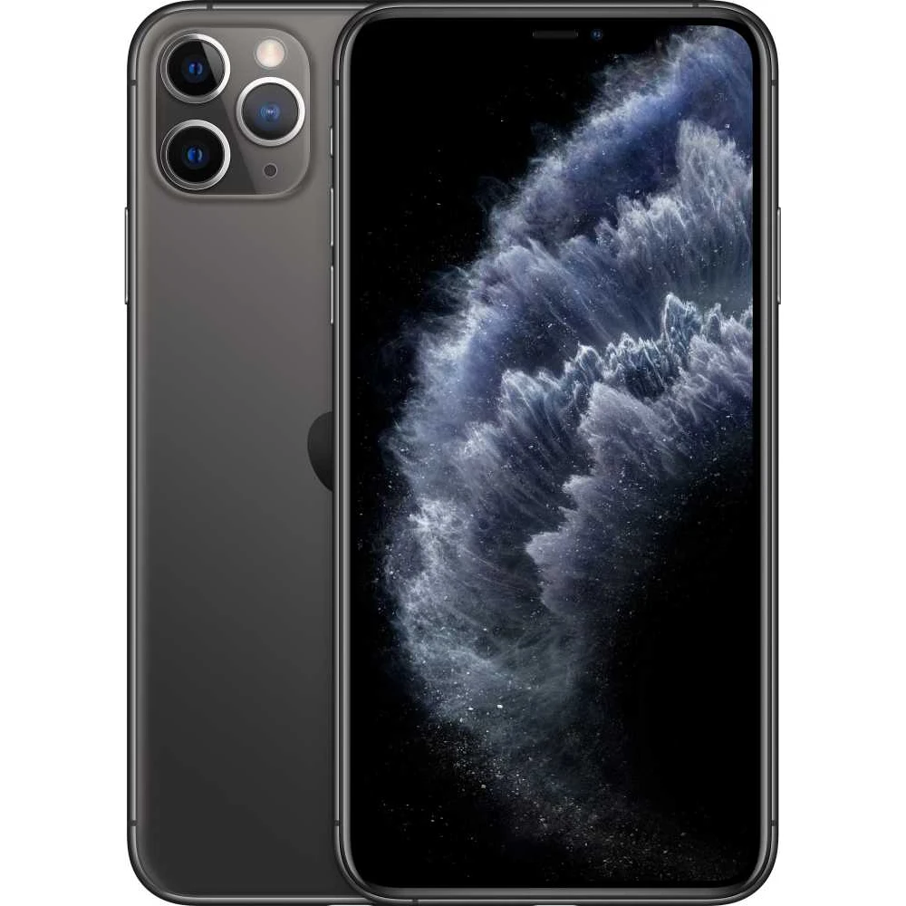 Смартфон Apple iPhone 11 Pro Max MWHJ2RU/A 256Gb серый космос 3G 4G 1Sim 6.5" OLED 1242x2688 iOS 13