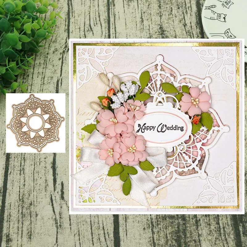 

Metal cutting dies SP Star anise lace cut mold Scrapbook paper craft knife mould blade punch stencils
