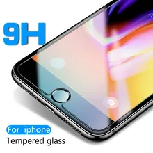 Защитное закаленное стекло для iphone 6, 7, 5 s, se, 6, 6s, 8 plus, XS, 11 Pro, max, XR, стекло для iphone x, защита экрана на iphone 7, 6s, 8