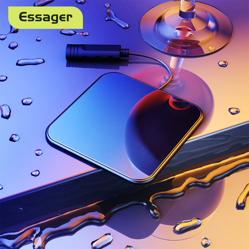 Беспроводное зарядное устройство Essager 10 Вт Qi для iPhone 11 Pro Xs Max XR X Samsung S10 S9 S20 Xiaomi Huawei |