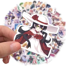 

50PCS Game Anime Princess Connect Re Dive Sticker Waterproof For Cute Girl DIY Stationery Luggage Suitcase Laptop Guitar Sticker