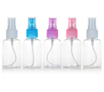 

5Pcs 50Ml Clear Plastic Perfume Spray Bottle Portable Empty Perfume Refillable Bottles Mist Pump Perfume Atomizer Travel