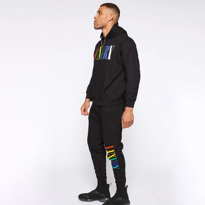 Men Tracksuit Hoodie Set 2 Pieces Men Joggers Suit Sets Spring Autumn Sport Suit Male Hoodies+ Pants Sportswear Men's Clothing