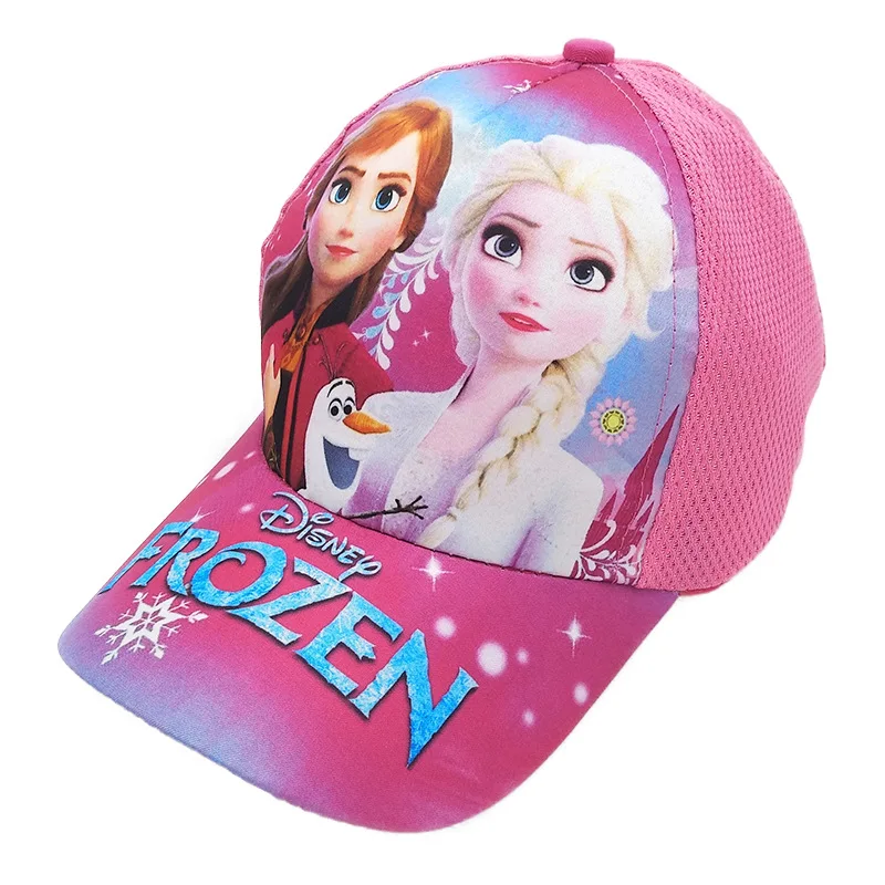 

Disney Frozen Hat Princess Minnie Sophia Cartoon Children's Hat Outdoor Sports Sunscreen Baseball Cap Girl Birthday Gift 3