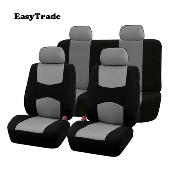 

9PCS Universal Fabric Full Set Car Seat Cover Protection For Volkswagen vw T roc T-roc 2017 2018 2019 Interior Accessories