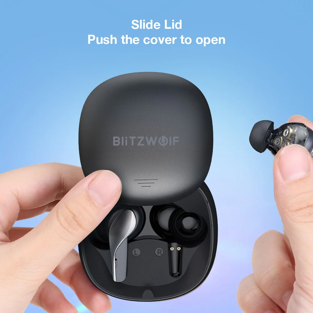 BlitzWolf BW-FYE15 Bluetooth Headphones TWS HiFi Stereo Bass Low Latency Smart Touch HD Call bluetooth headphones