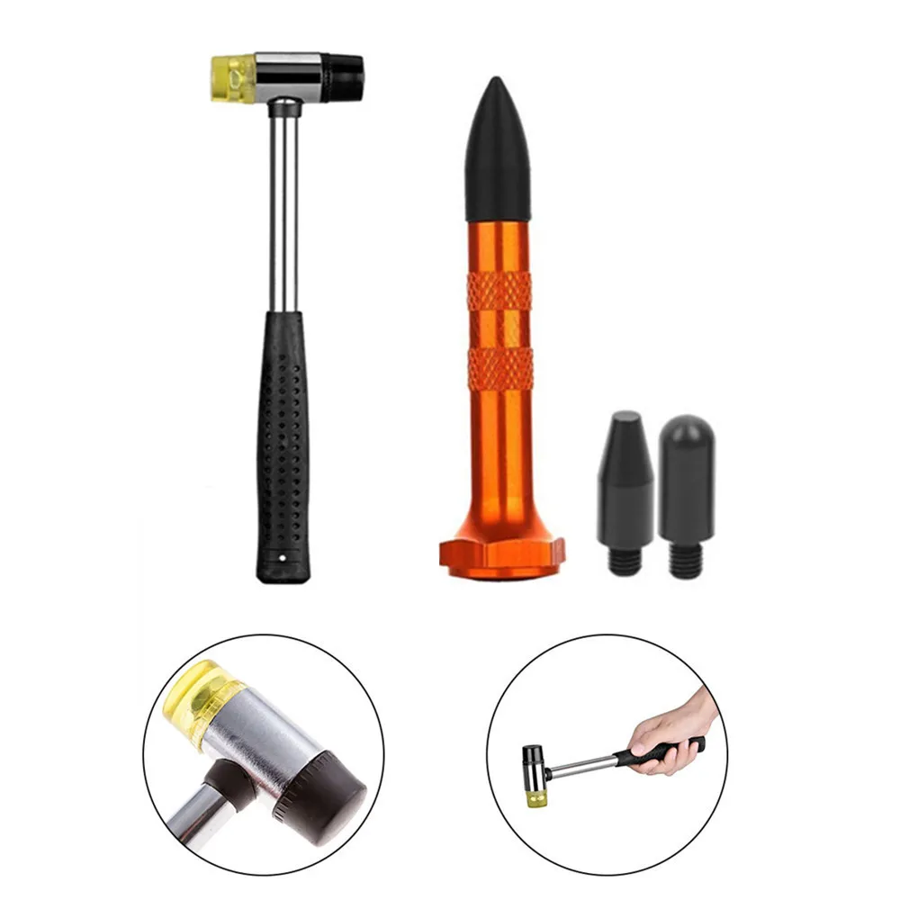 

autol repair tools Tap Down Knock Down Tools Rubber Hammer Nylon Pen Dent Removal Tool Set Paintless Dent Repair Tool