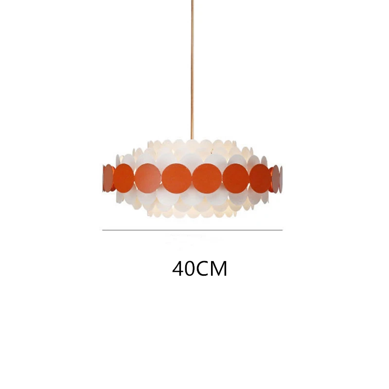 Orange style 40CM Современные Люстры с дистанционным управлением, светодиодный светильник для гостиной, спальни, кабинета, оригинальное поверхностное крепление, декоративные AC85-265V - Цвет корпуса: Orange style 40CM