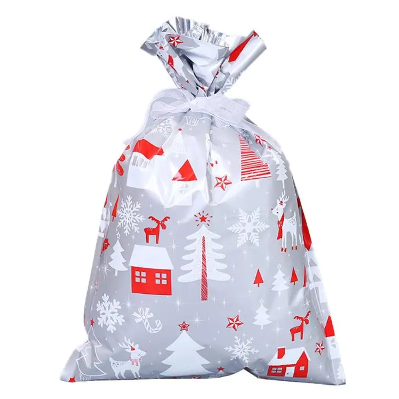 15 шт. Merry Xmas Drawstring Apple сумка креативный алюминизированный композитный детский подарок конфеты фестиваль украшения аксессуары