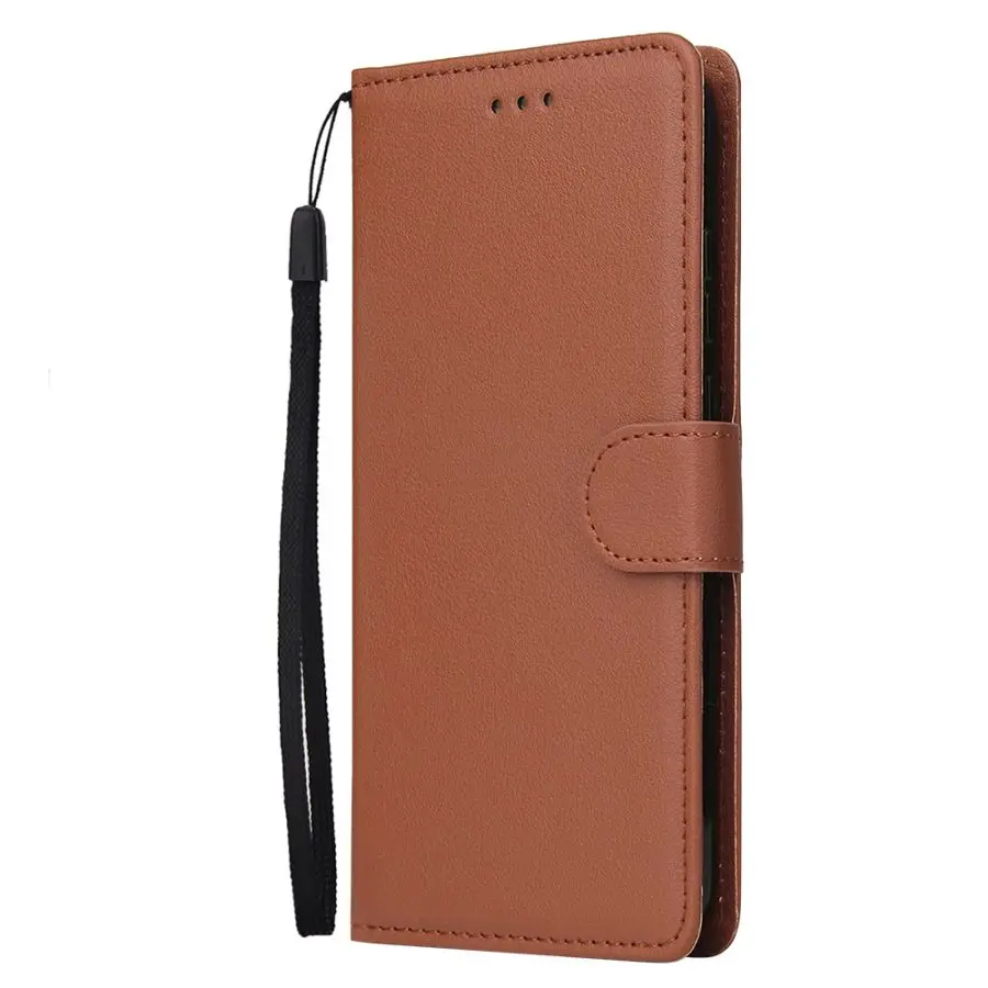 huawei silicone case For Huawei Honor 8C 8X 8A case Classic Solid color Plain Wallet Flip Leather cover For Fundas Honor 8S Cases Huawei Honor 9A 9S pu case for huawei Cases For Huawei