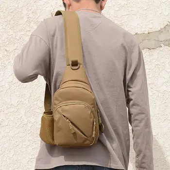 

Sling Bag Shoulder Chest Crossbody Phone Pouch Lightweight Hiking Travel Fanny Pack Bottle Organizer for Men Women