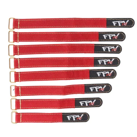 2Pcs RJX 20mm FPV AF Battery Strap Metal Buckle 150 400mm Length for RC Drone 2Pcs RJX 20mm FPV AF Battery Strap Metal Buckle 150 400mm Length for RC Drone