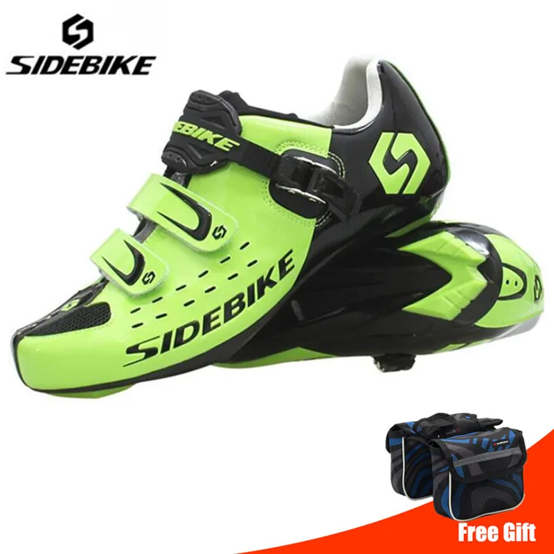 add bag Sidebike/Обувь для шоссейного велоспорта; набор замков для езды на велосипеде; мужские кроссовки для женщин; сверхлегкие кроссовки для гонок на велосипеде; профессиональные мужские кроссовки для езды на велосипеде - Цвет: add bag